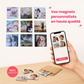 9 Magnets Photos Carrés Personnalisés ✨